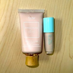 Tarte Fair Skin Amazonian Clay Foundation + Power Sea Concealer